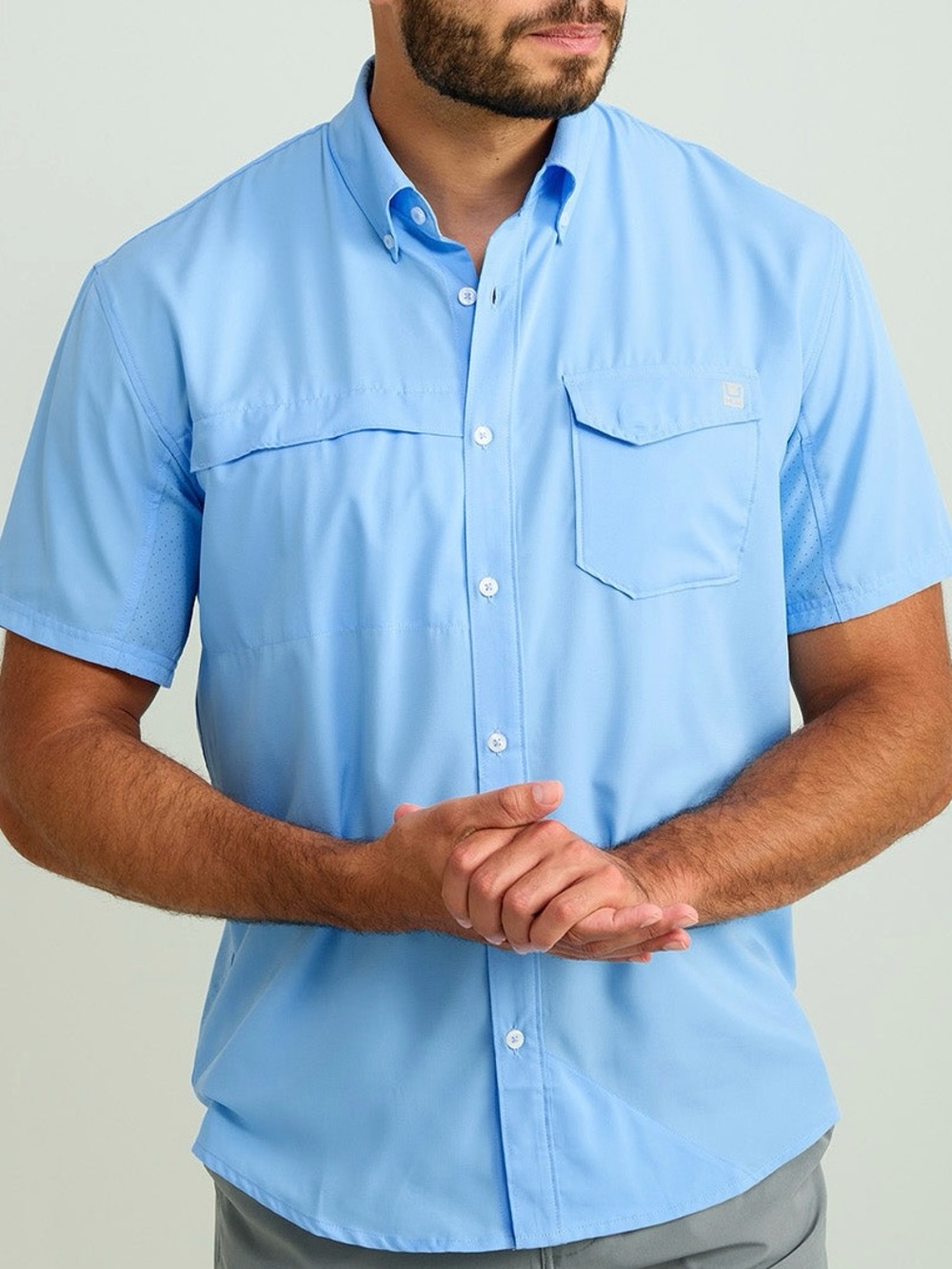Huk Fishing Button-Down